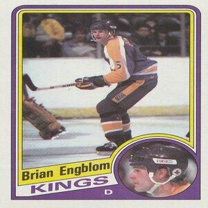 Brian Engblom - 1984 Topps Hockey Card
